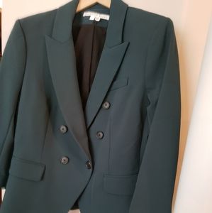 Veronica Beard green blazer in size 14 with 3/4 length sleeves